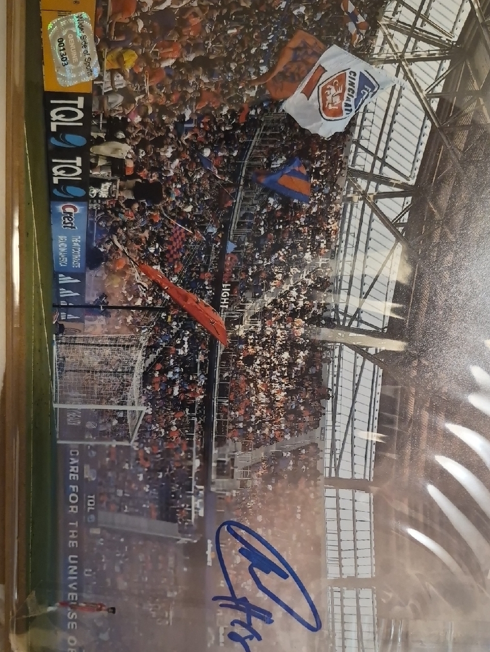 Roman Celentano Autographed Cincinnati FC Stadium Photo